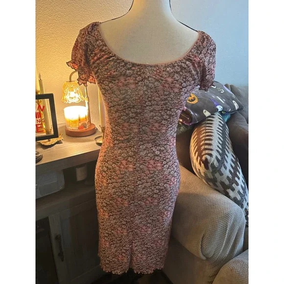 My Michelle women's dress size small‎ floral pink - Picture 3 of 4